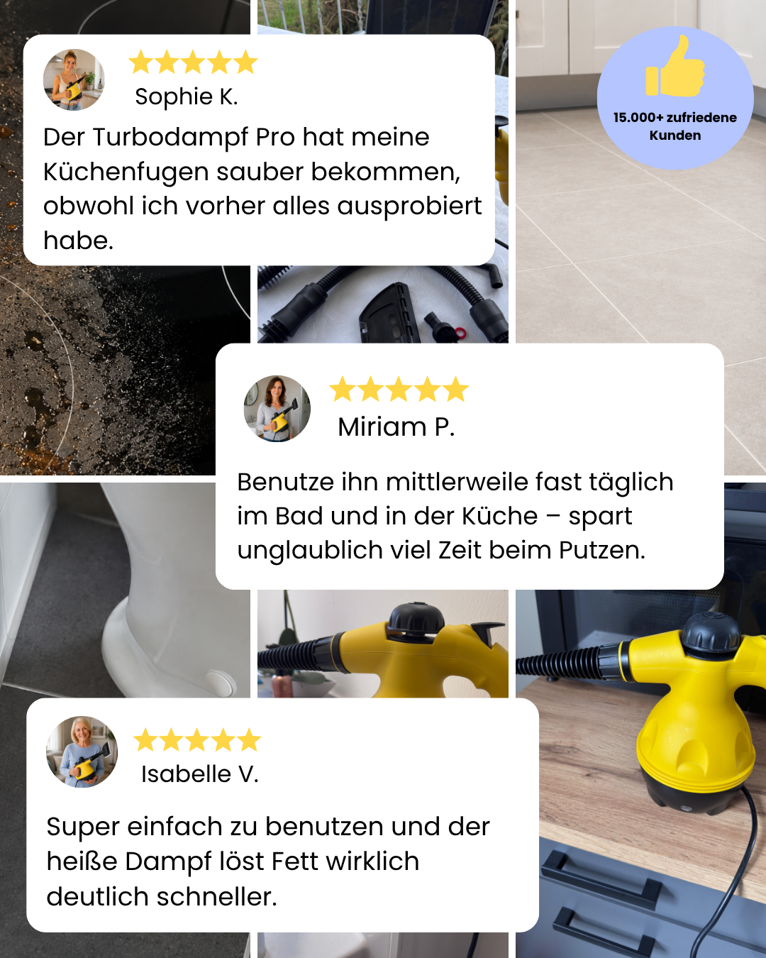 TurboDampf Pro | Handdampfreiniger