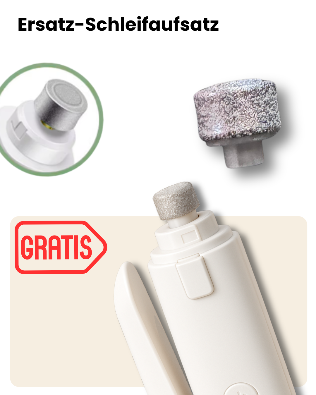 Ersatz-Schleifaufsatz