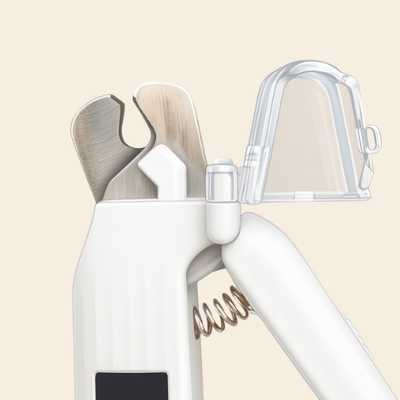 Integrierte Krallenschere