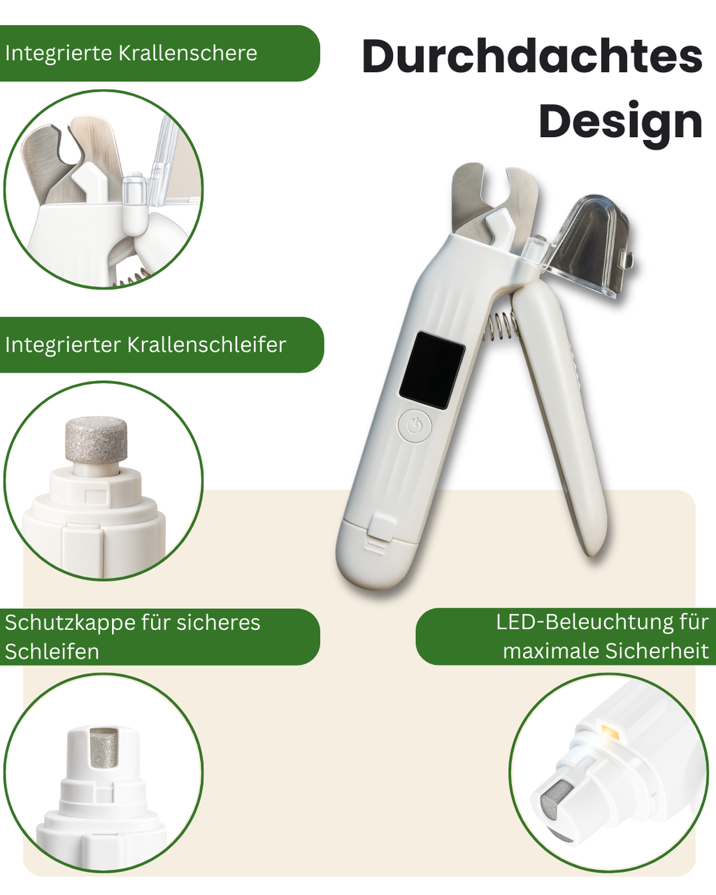 NeoTrim Pro | 2-in-1 LED-Krallenschneider